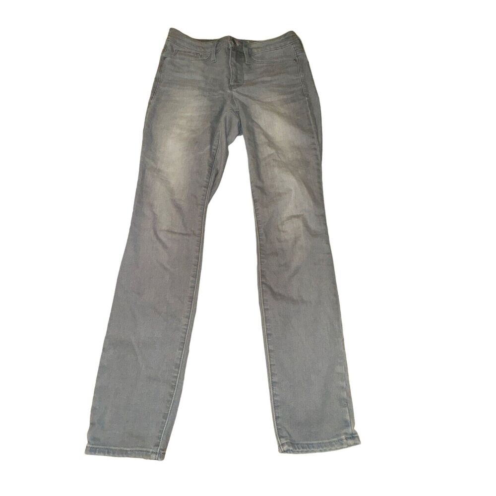 Athleta Sculptek Skinny Jeans Women's Size 4 Gray Wash Denim Mid Rise - Picture 1 of 4